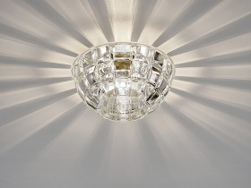 Ria Crystal Ceiling Lights Diyas Recessed Crystal Lights